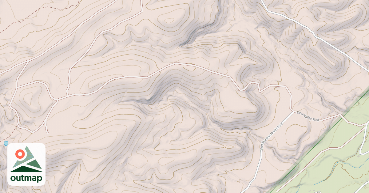 Map of Cz 880: Big Tank Canyon