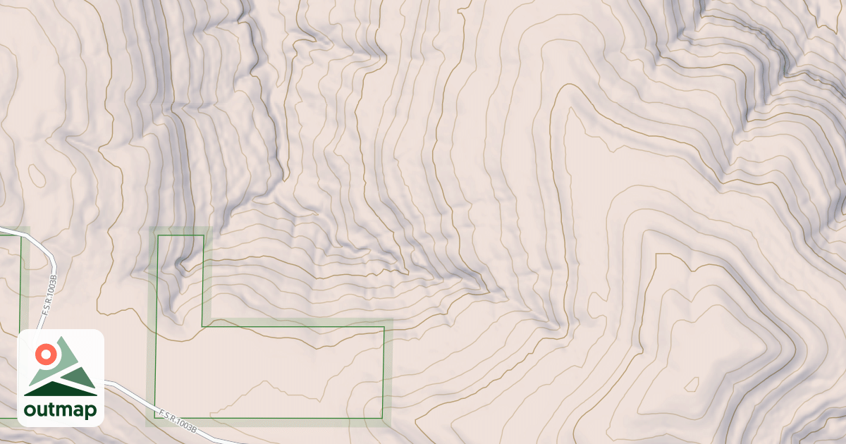 Map of RICH KNOB SPUR