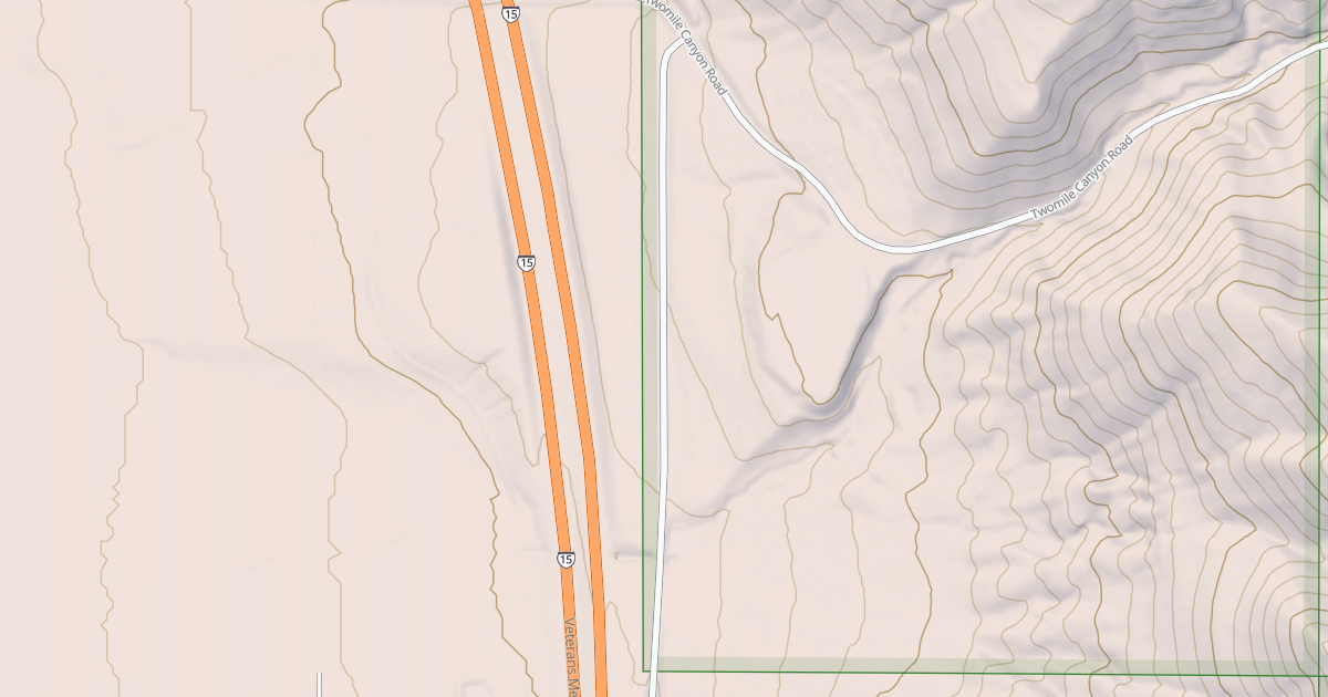 Map preview of TWO MILE CREEK