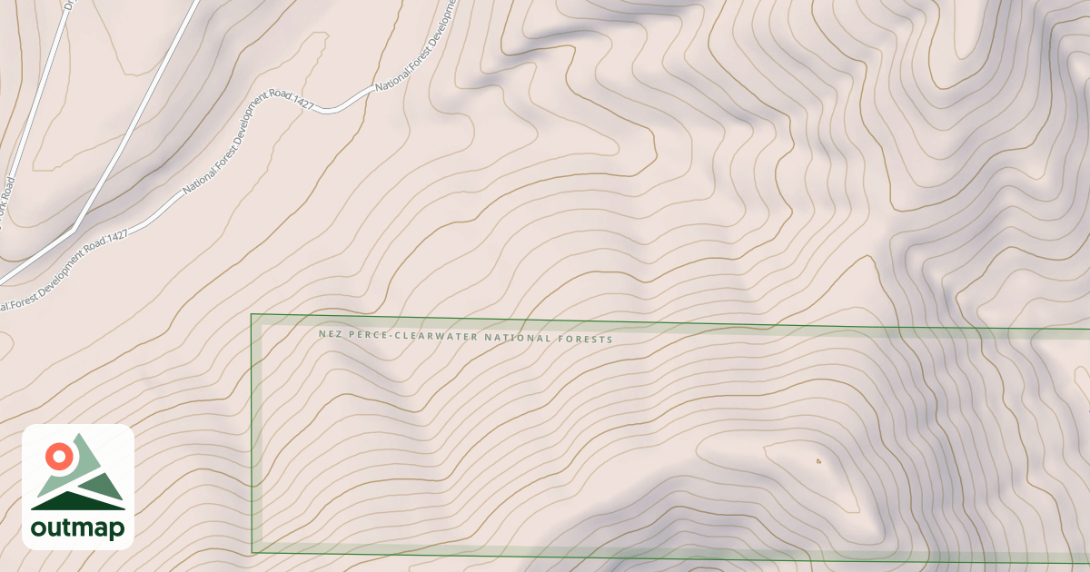 Map of STRYCHNINE RIDGE B