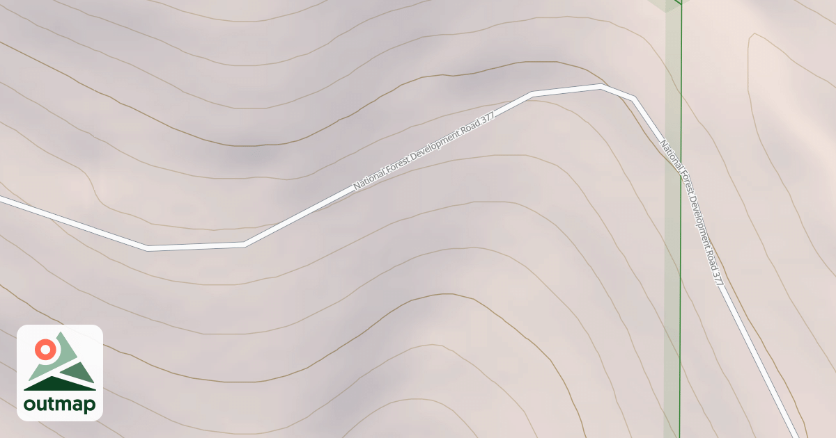 Map of PALOUSE DIVIDE