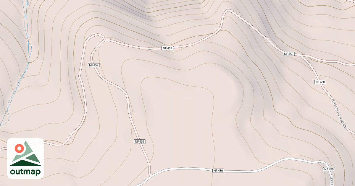 Map of USFS Motor Vehicle Use Map Roads {048637BC-5C90-471B-87A0-12CE42B4A6CC}