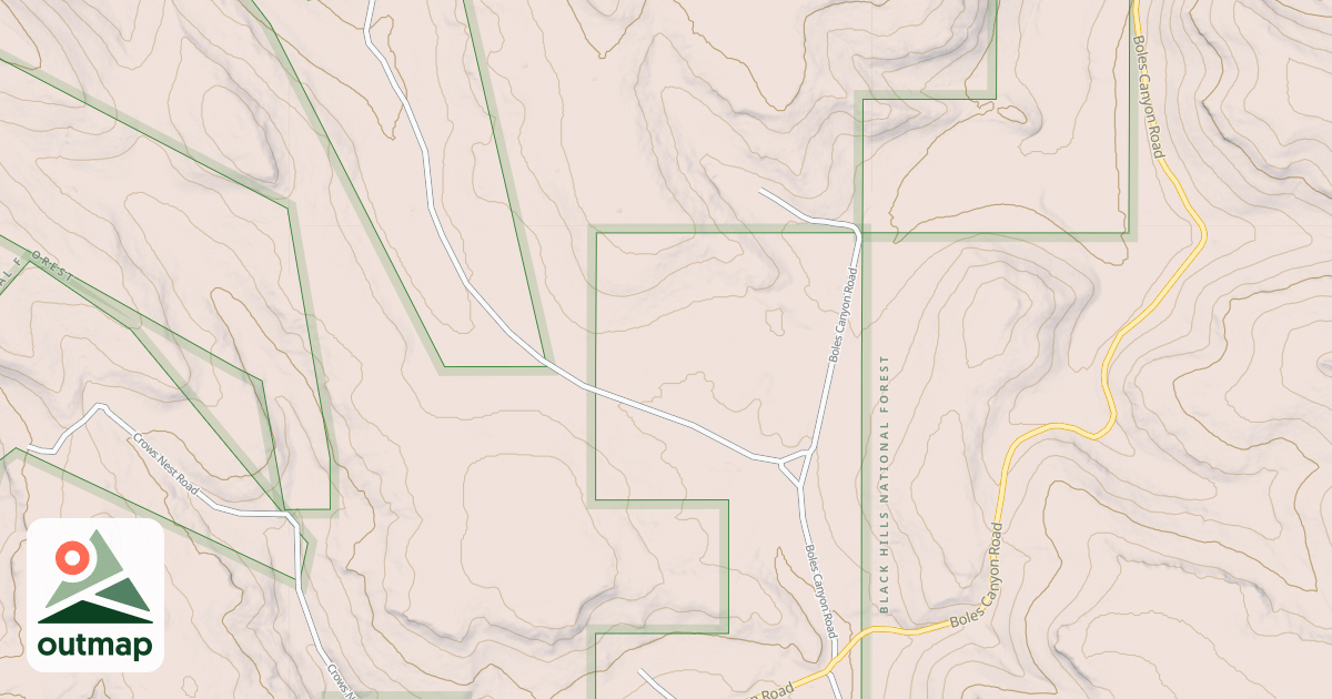 Map of BOLES CANYON BR 5K