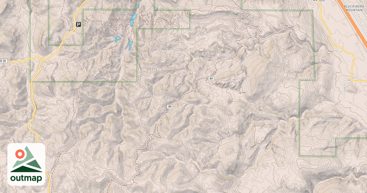 Map of EAST RIM