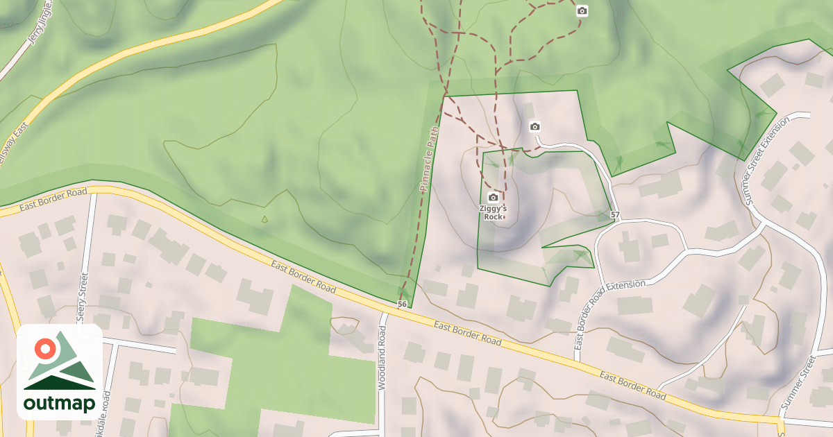 Map of Pinnacle Path