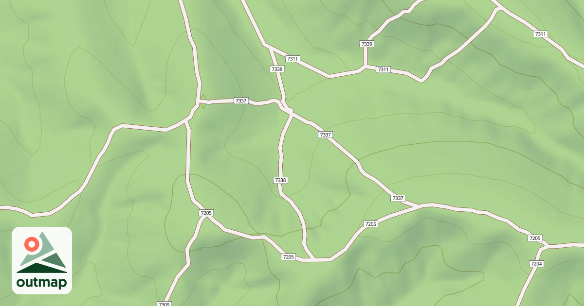 Map of USFS Motor Vehicle Use Map Trails 19414