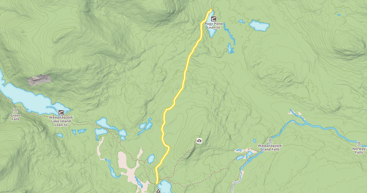 Map preview of Pogy Notch Trail