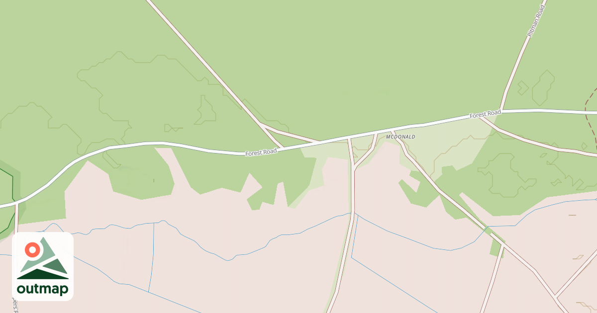 Map of Lebanon Loop Trail