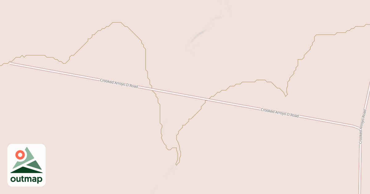 Map of CROOKED ARROYO D