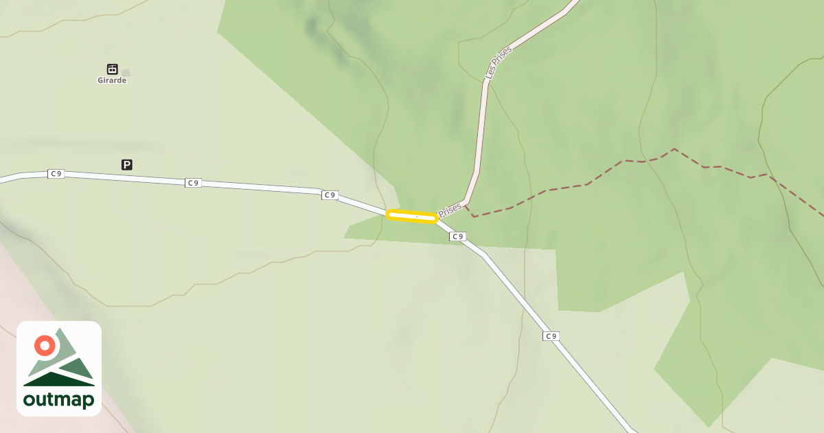Map of Les Prises