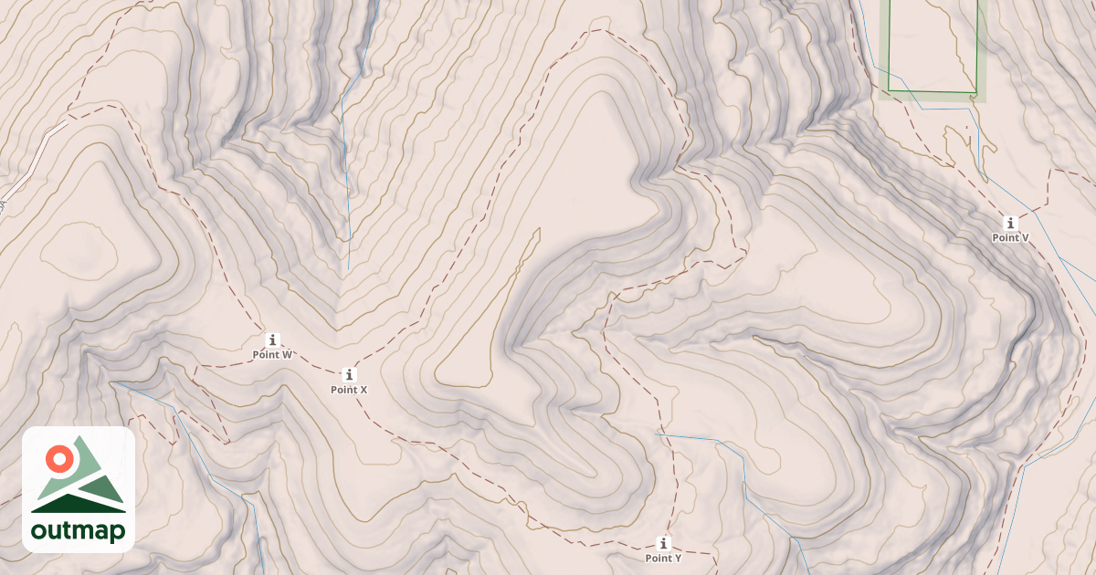 Map of HIGH MTN LOOP B