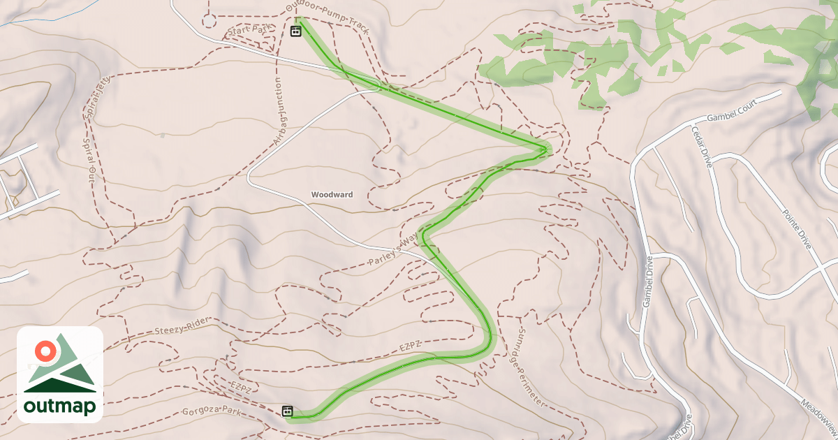 Map of Easy Rider