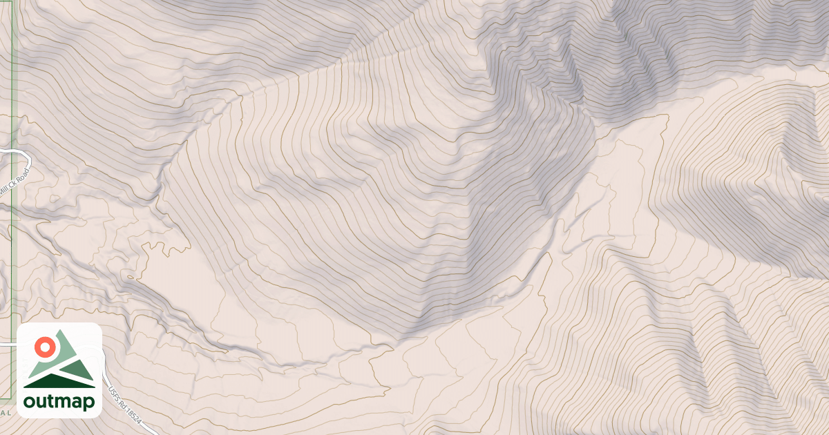 Map of MILL CREEK