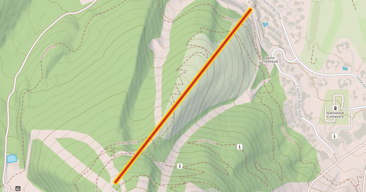 Map preview of Silver Star Lift
