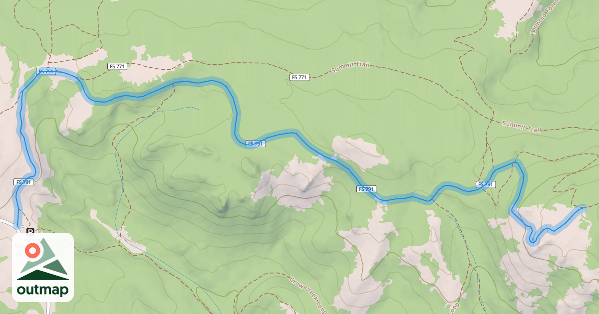 Map of Headquarters Overlook