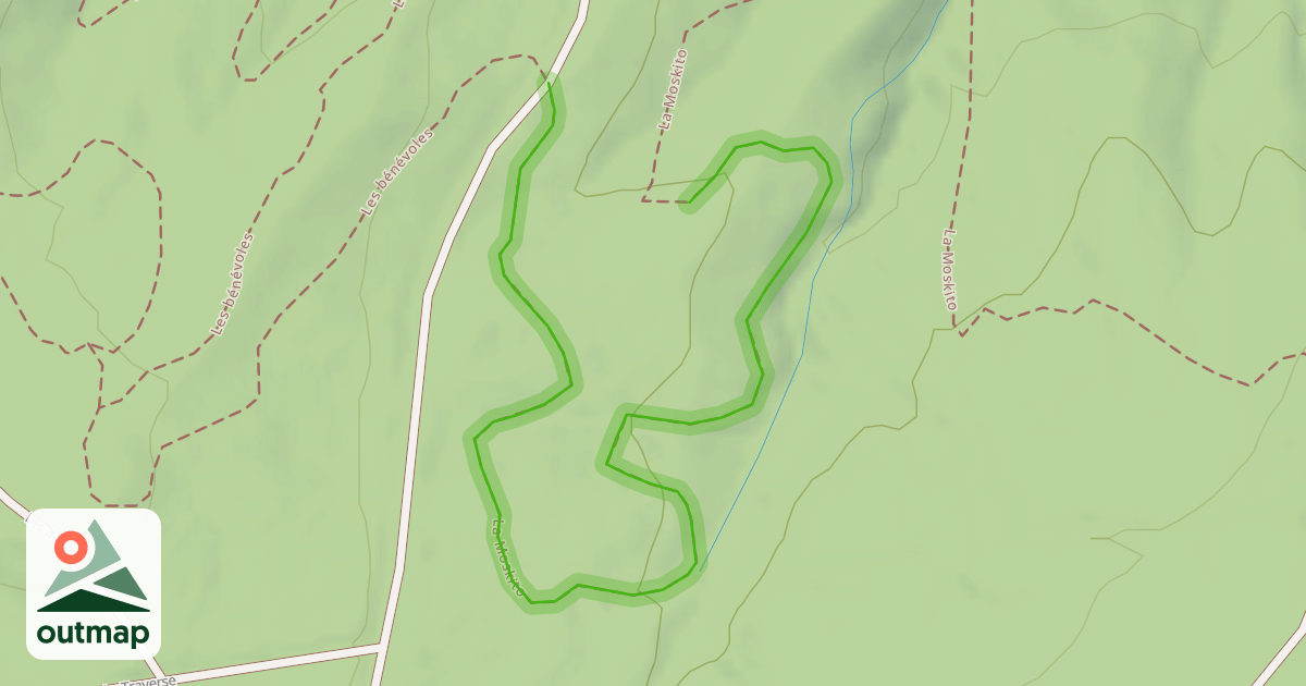 Map of La Moskito