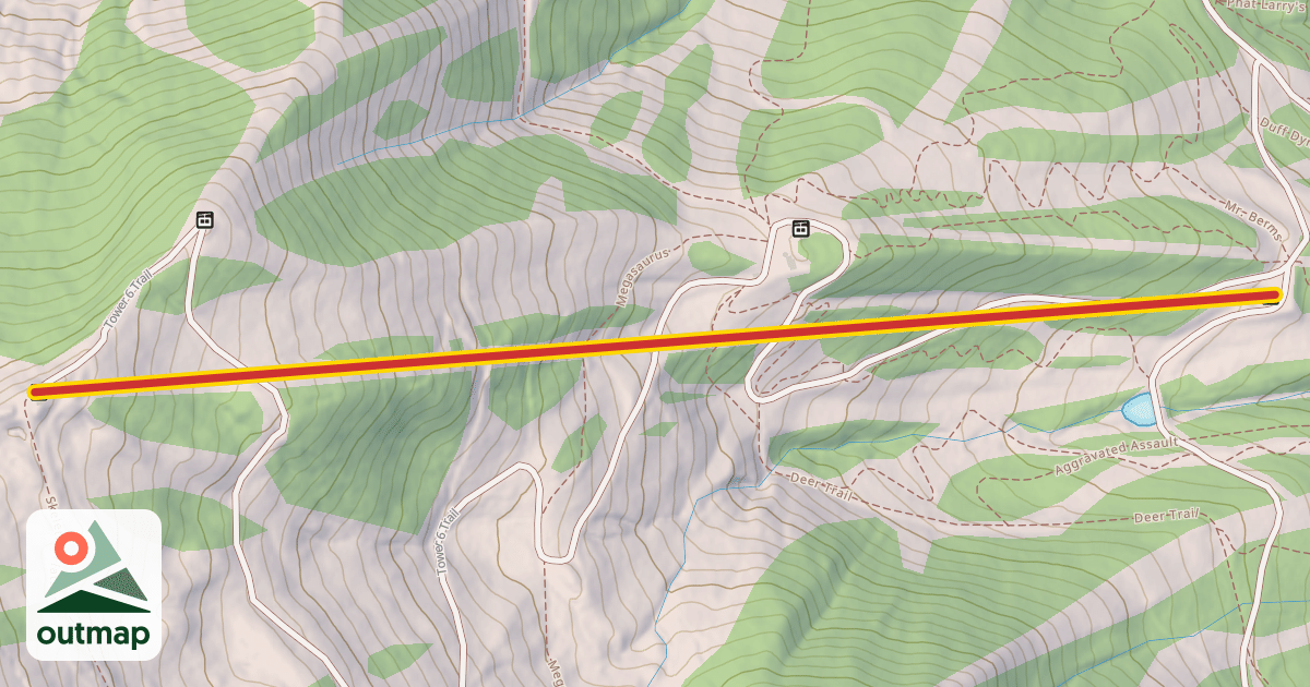 Map of Great Bear Express Quad