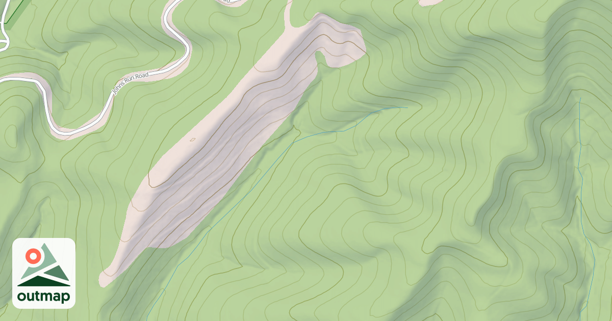 Map of RT FK. JOHNS RUN - A