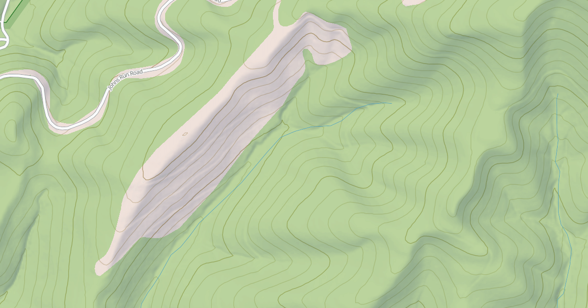 Map preview of RT FK. JOHNS RUN - A