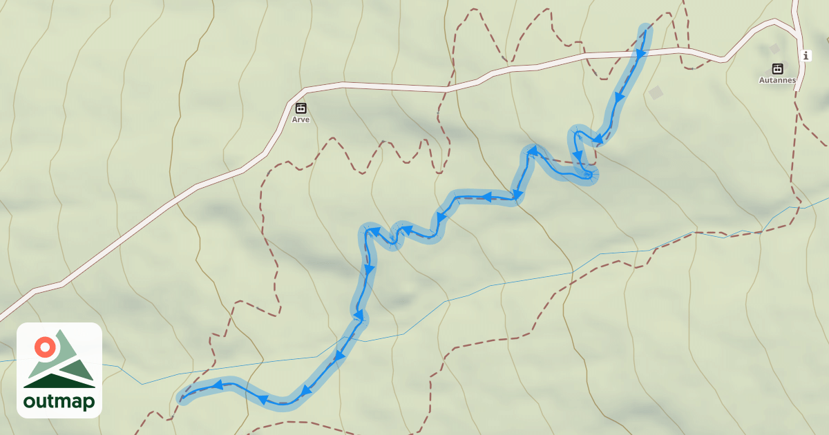 Map of Variante Chevreuils