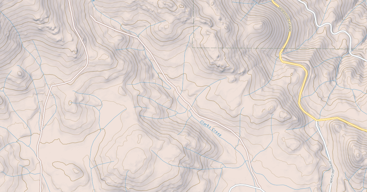 Map preview of CLARKS CREEK