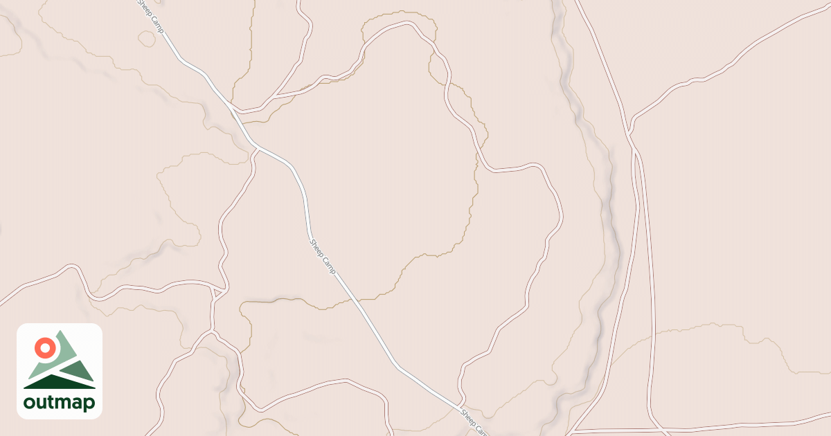 Map of BENCH SPUR