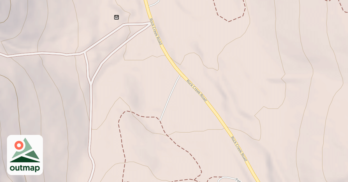 Map of ROCK CR ADM. SITE