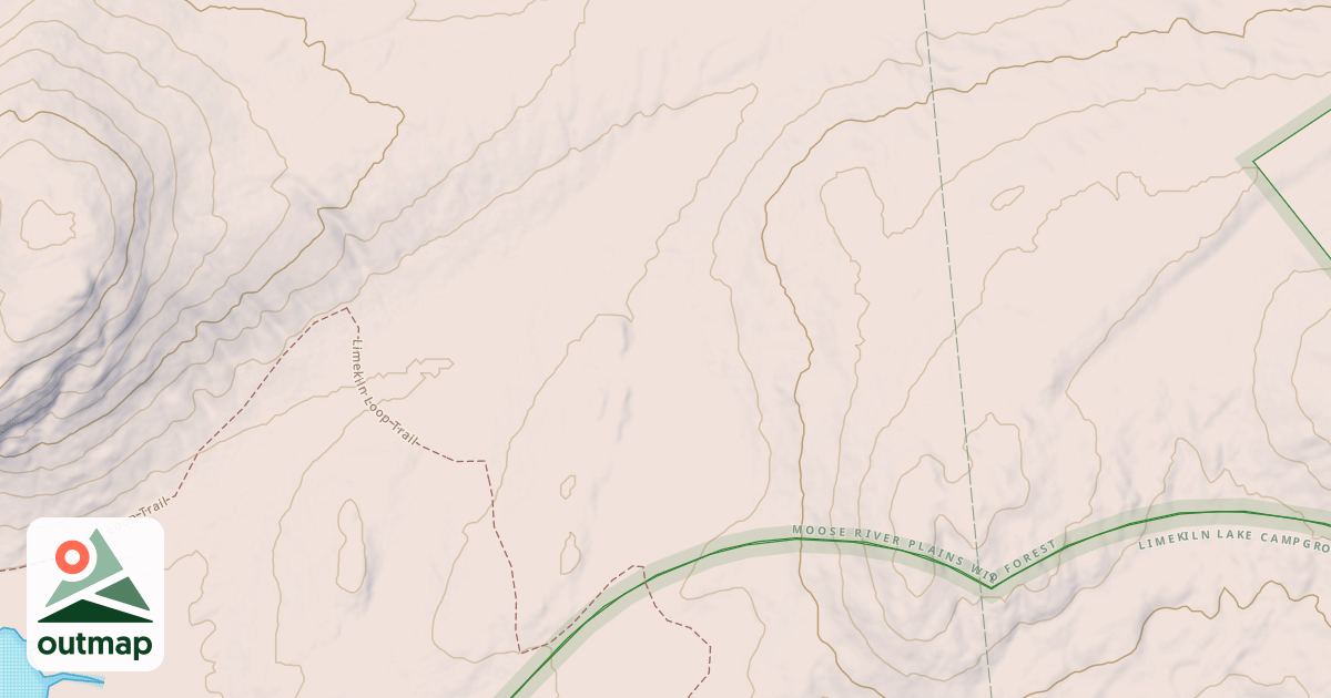 Map of Limekiln Loop Trail