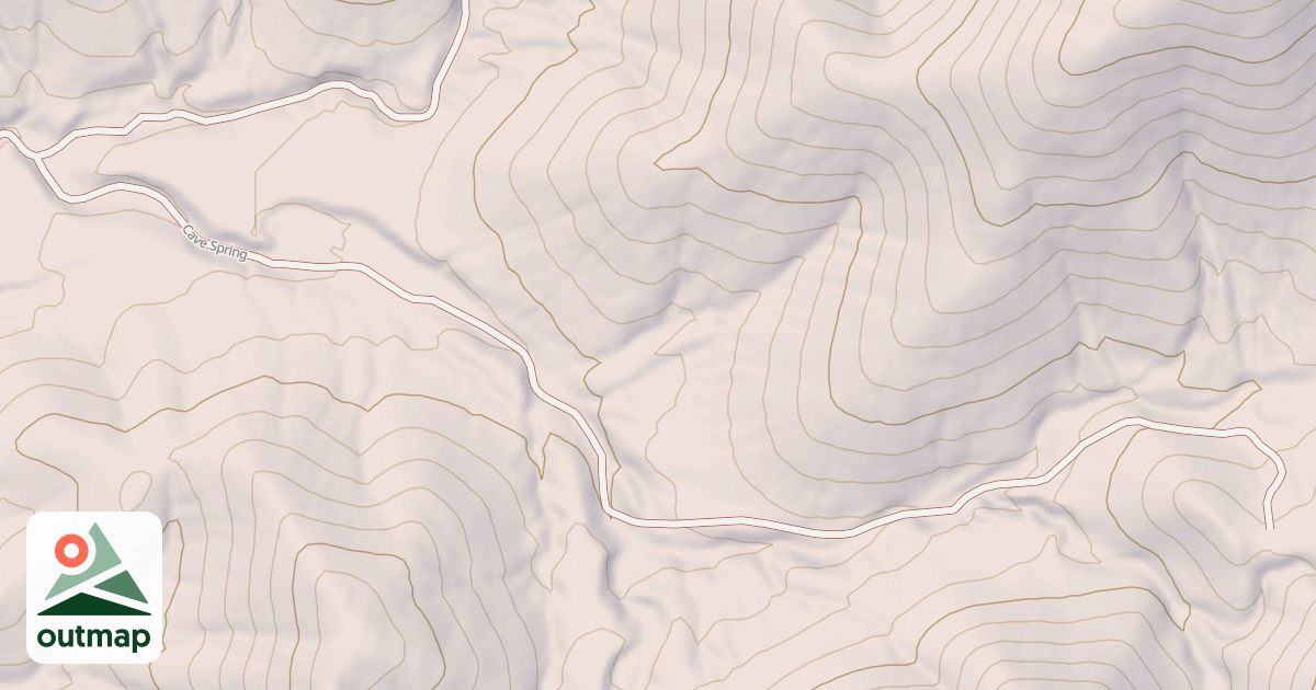 Map of CAVE SPRING