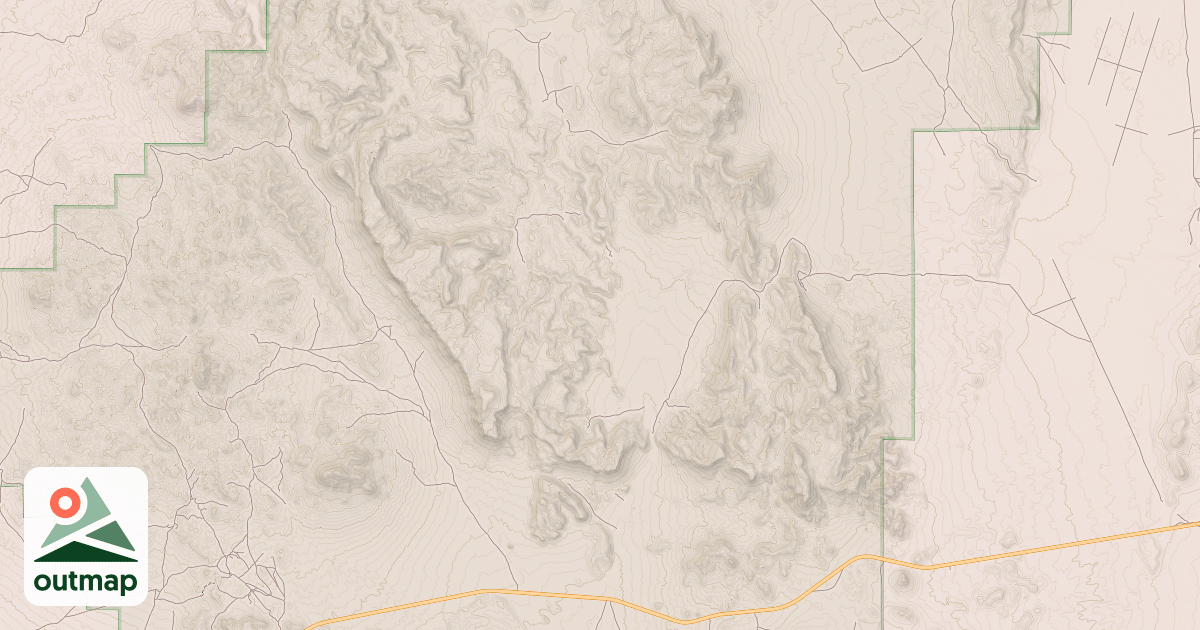 Map of SAULSBURY WASH