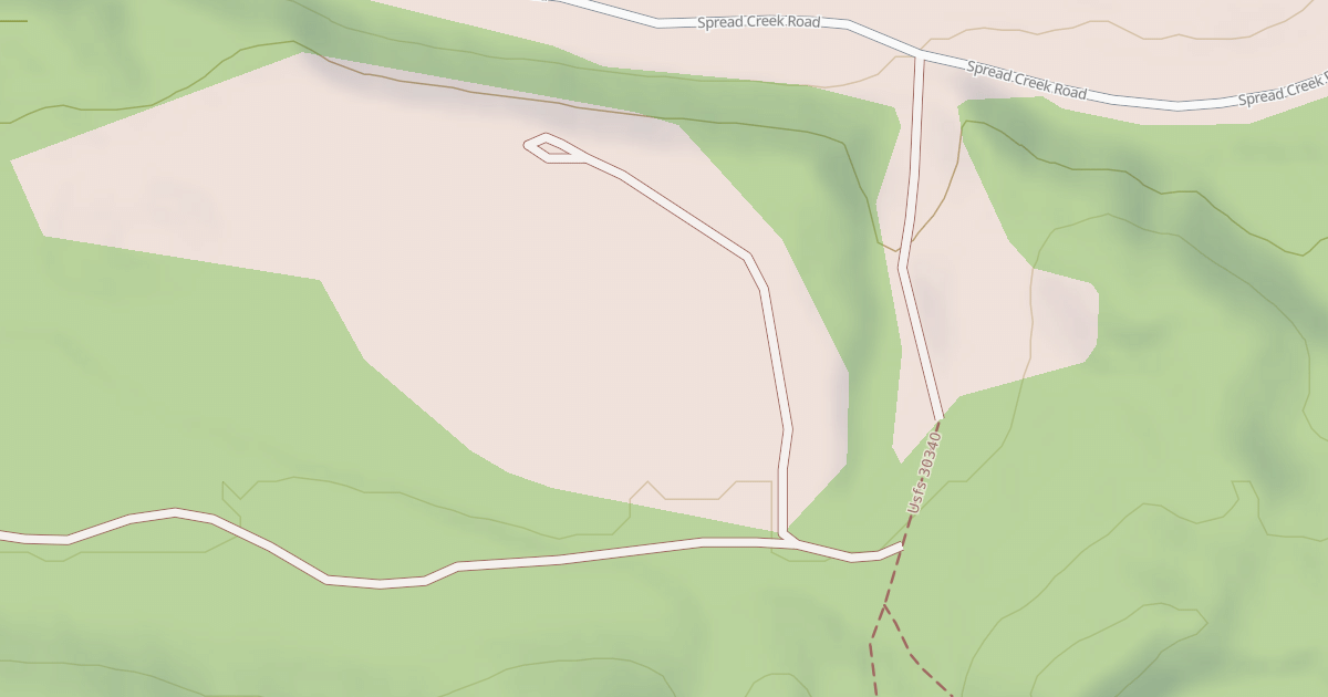 Map preview of DISPERSED CAMP SPUR