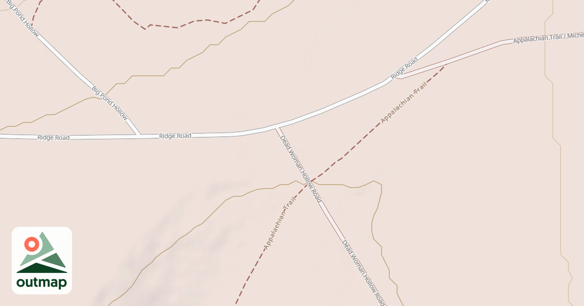 Map of Michaux State Forest – Snowmobile Trail System (Northern)