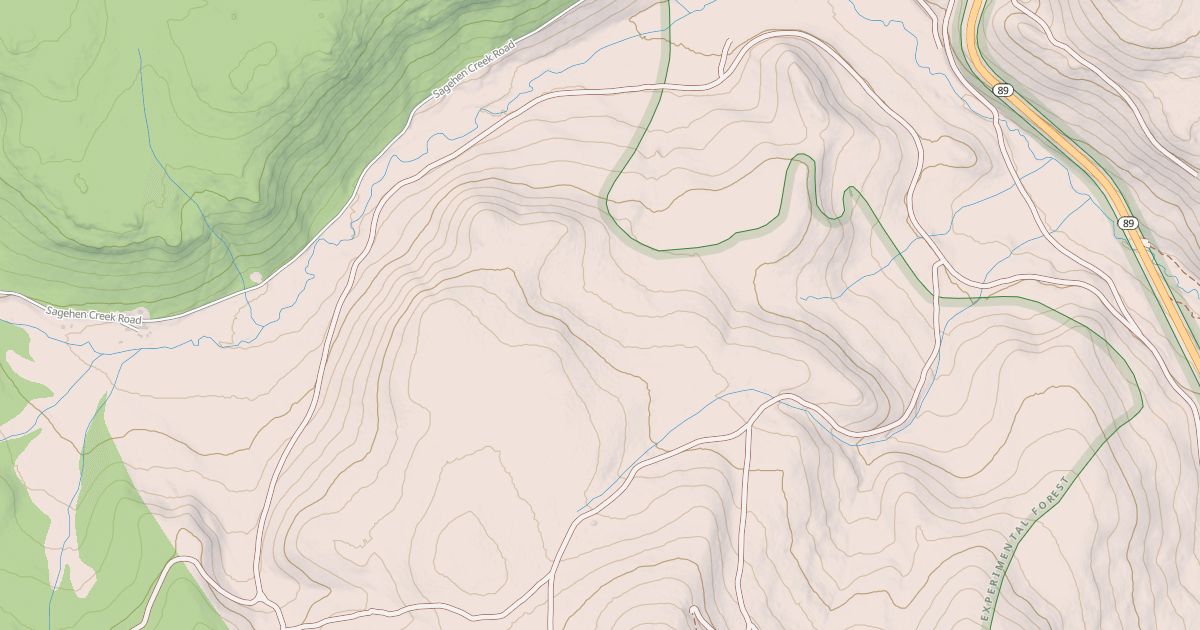 Map preview of Big Sagehen Ohv