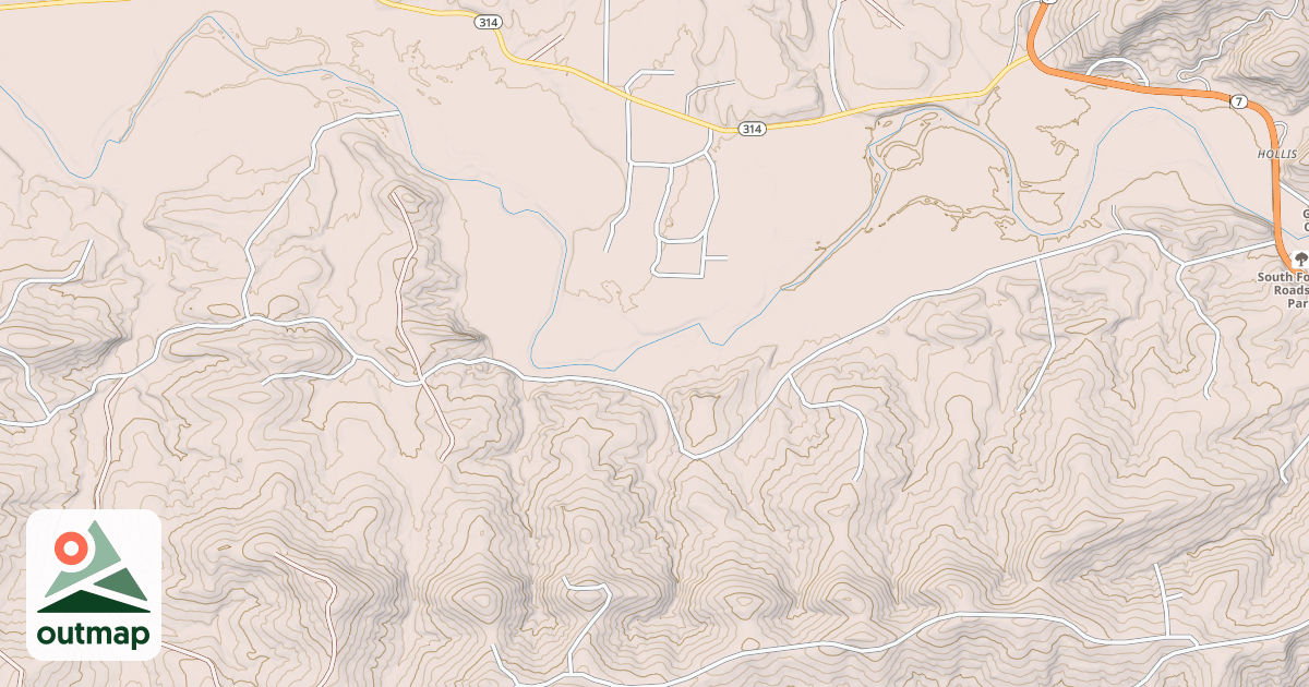 Map of HOLLIS TRAIL