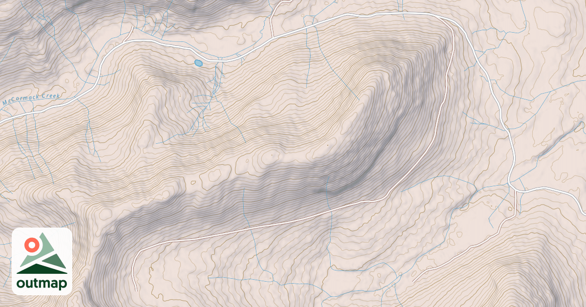 Map of WEST FORK CREEK