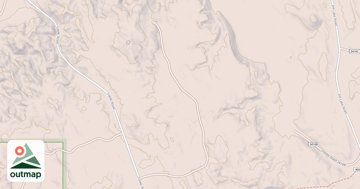 Map of ODELL POND