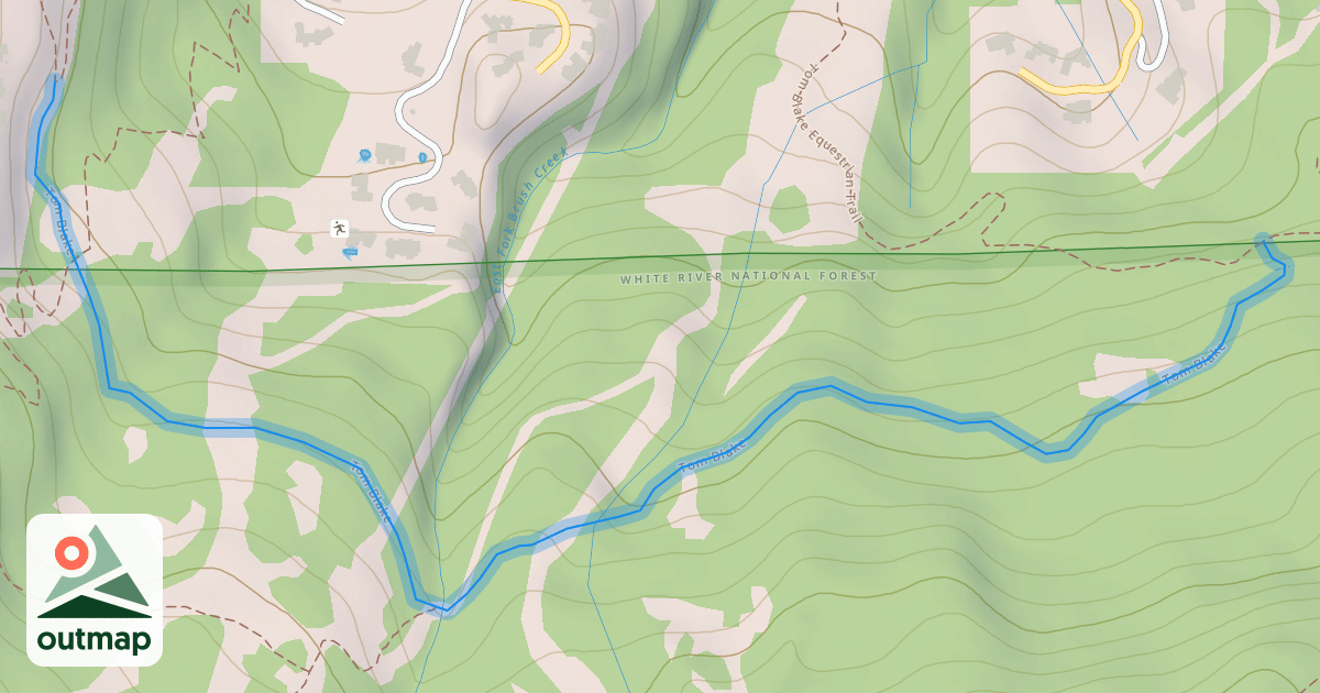 Map of Tom Blake