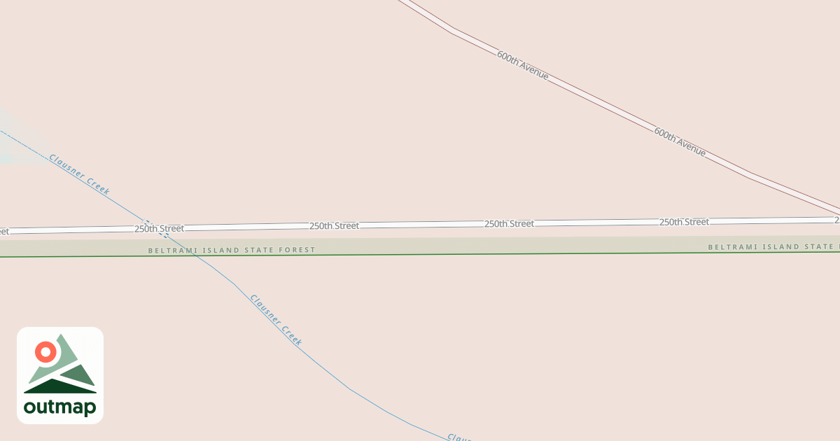 Map of Warroad/Roseau Trails
