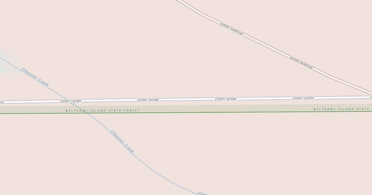 Map preview of Warroad/Roseau Trails