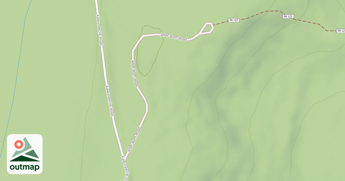 Map of AFTER BURN ROAD