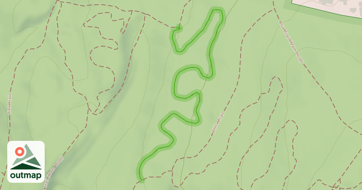 Map of Yellow Trail (Lower Updraft)