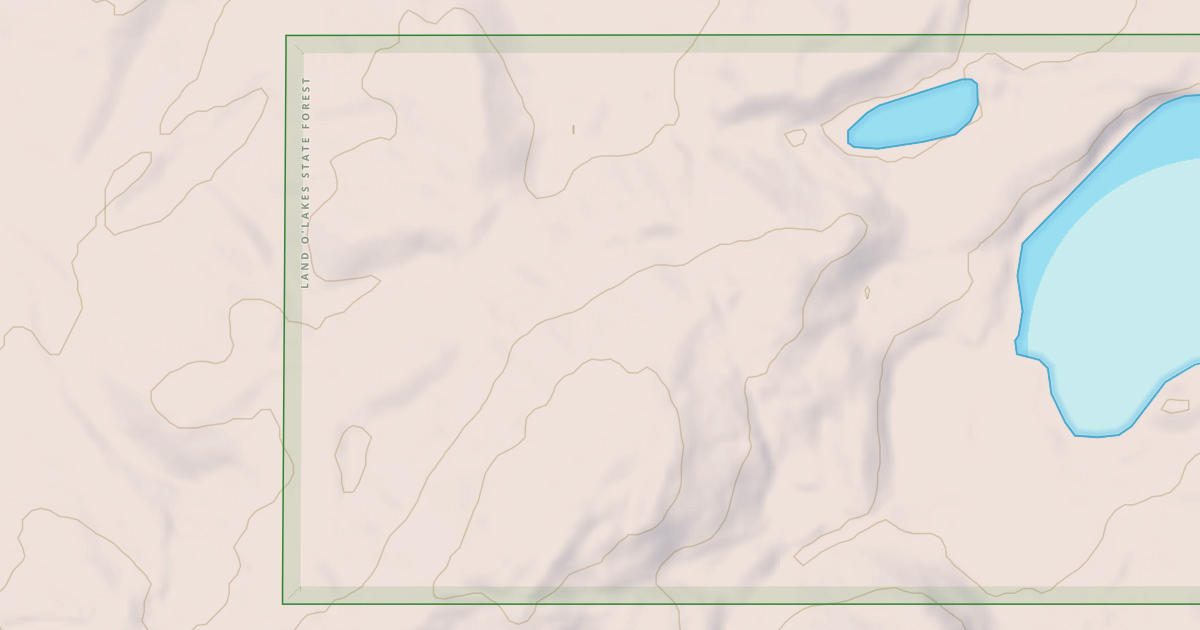 Map preview of Emily/Outing Trail