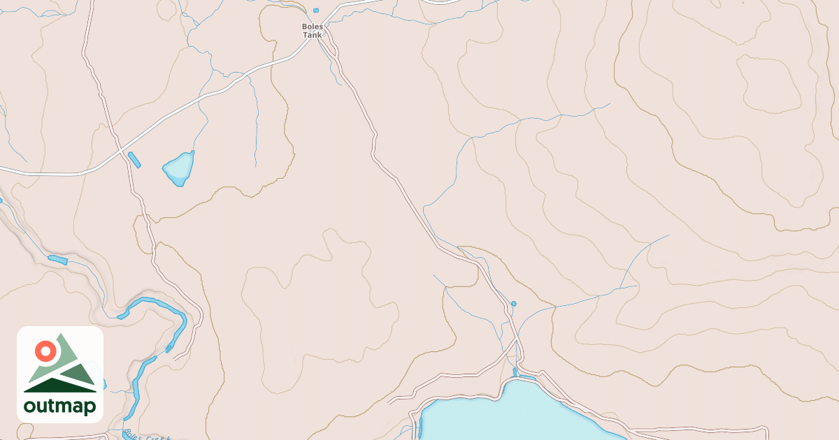 Map of BOLES MEADOW