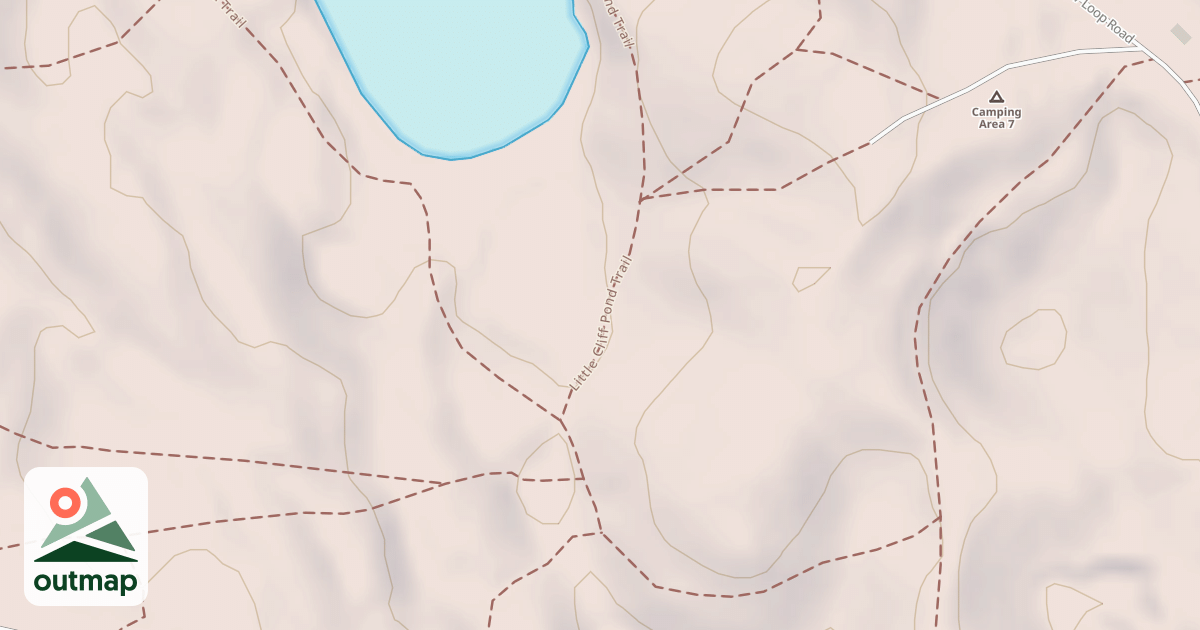 Map of USGS National Digital Trails b7f097ee-5b17-4397-9175-d3b75f466190