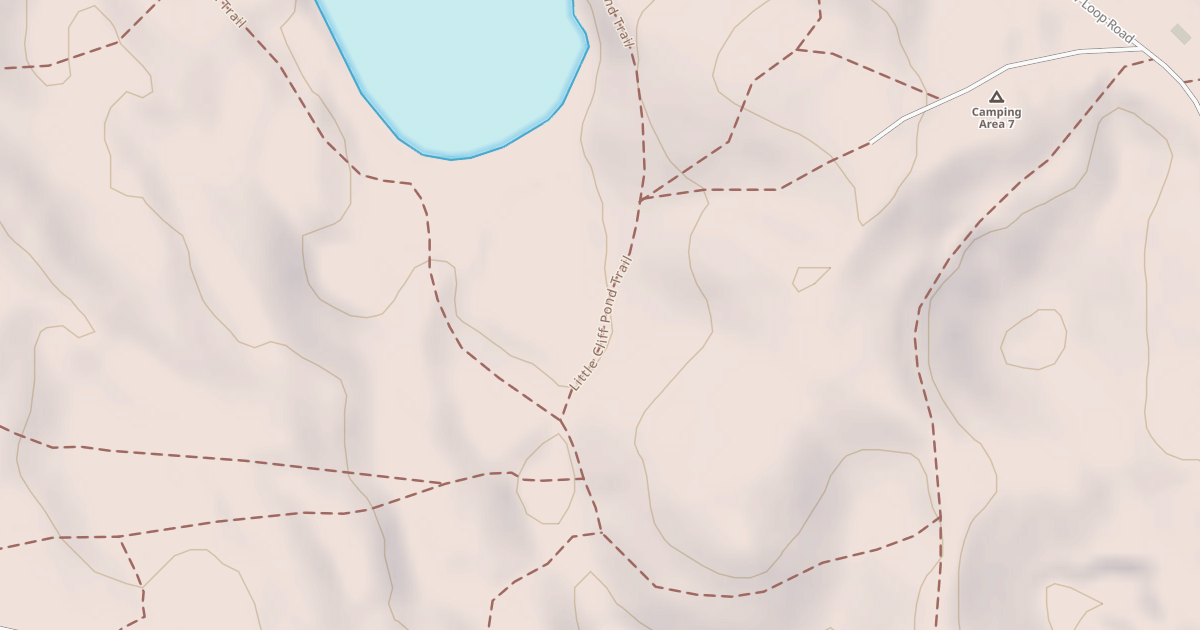 Map preview of USGS National Digital Trails b7f097ee-5b17-4397-9175-d3b75f466190
