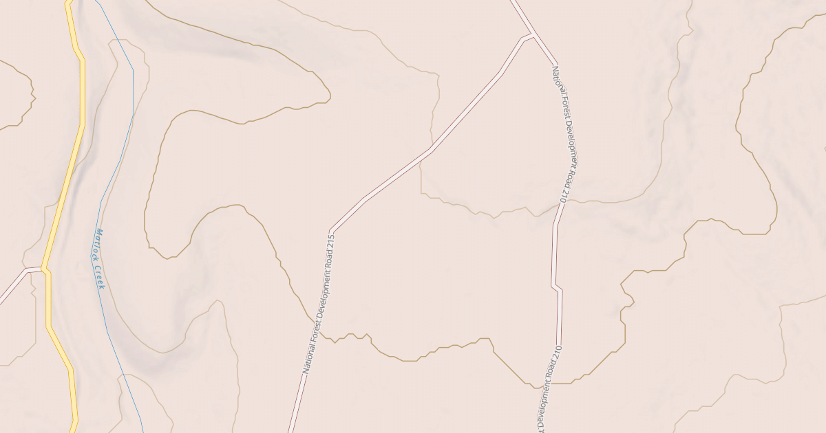 Map preview of USFS National Forest System Roads {D09F2094-D881-45E7-AAB0-E0AC3637BCE5}