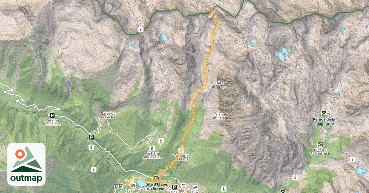 Map of Col de Guilié — Le Boréon
