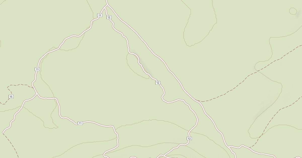 Map preview of Cline Buttes Tr 12