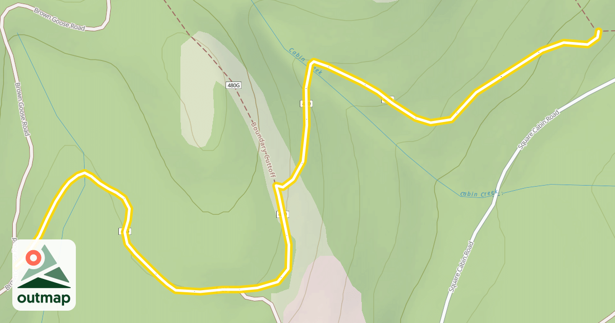 Map of Fish Creek Trail