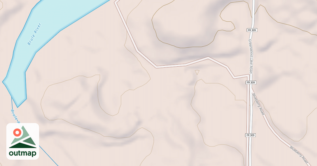 Map of BLUEBERRY PIT